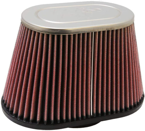 K&N Universal Clamp-On Air Filter: High Performance, Premium, Washable, Replacement Filter: Flange Diameter: 3.5 In, Filter Height: 5.5 In, Flange Length: 0.75 In, Shape: Oval Straight, RC-5040