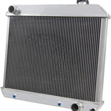 OzCoolingParts 4 Row Core All Aluminum Radiator for 1961-1966 62 63 64 65 Chevy GMC C/K Series 10 20 30 Trucks Suburban Pontiac Olds V8