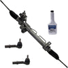 Detroit Axle - Complete Power Steering Rack and Pinion Assembly [WITH SENSOR] w/All 4 Inner & Outer Tie Rods & Power Steering Fluid for 2008-16 Buick Enclave w/Variable Assist Steering & EVO Sensor