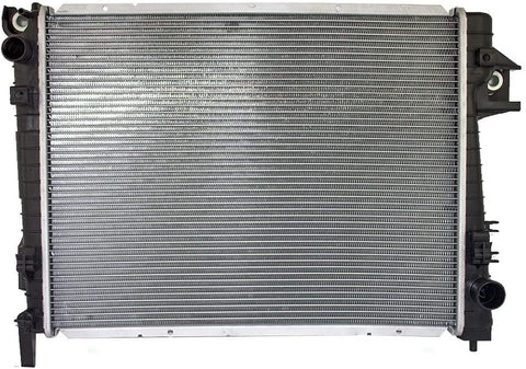 Brock Replacement Radiator Assembly Compatible with 02-03 Pickup Truck 3.7L 4.7L 52028829AF