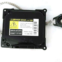 HID Ballast Replacement Xenon Headlight Control Unit Module Plug and Play Fits KDLT003 DDLT003 85967-52020 85967-20021 85967-33030 85967-52021 For Toyota/Lexus D4S D4R Bulb Lamp