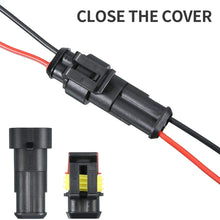 jabtraxx 240Pcs Car Wire Connector Plug Kit Waterproof Motorcycle Auto Electrical Wire Connector Terminal Plug 1 2 3 4 5 6 Pin with 5-30 Fuses Assortment Kit for Car, Motorcycle, Truck, Boat