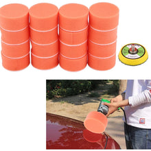 Terisass 17 Pcs/Set 2 Inch Car Cleaning Pads Auto Woolen Polisher Buffer Pad Car Sponge Buffing Polishing Pad Automotive Buffing Wax Polisher Kit