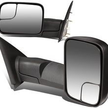 DNA Motoring TWM-012-T222-BK Pair of Towing Side Mirrors