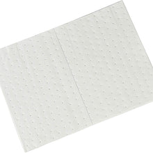 Aain AA003 Heavy-Duty Oil-Only Absorbent Mat, Heavyweight Oil Absorbent Pads,15" x 20",White 100pcs