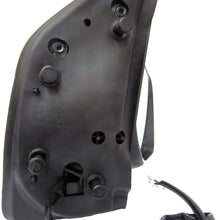 Dorman 955-1750 Passenger Side Power Door Mirror - Folding for Select Nissan Models, Black and Chrome