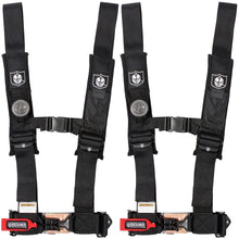 Pro Armor A114230 Black 4 Point Harness 3" Straps, 2 Pack