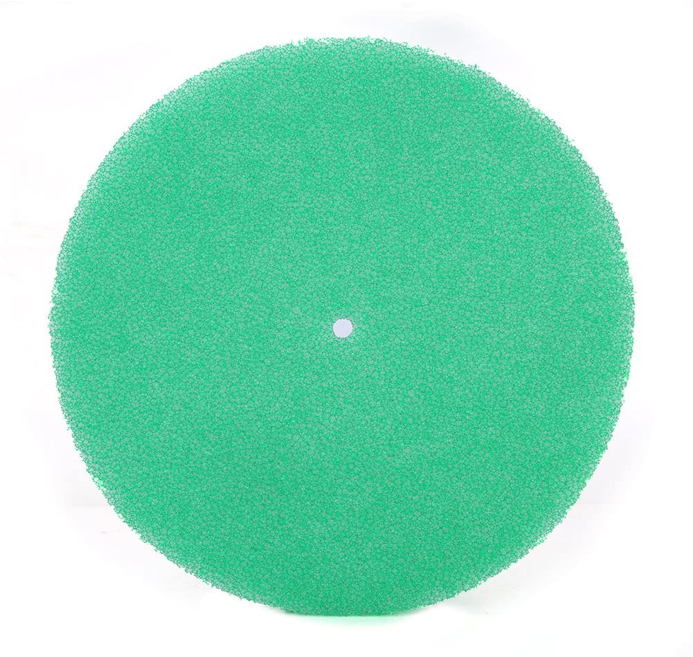 Aramox Air Filter Sponge, Round Shape Mushroom Head Air Filter Replacement Sponge 3 Layers Air Filter Sponge 0.8X9.8 inches(Green) (Green)