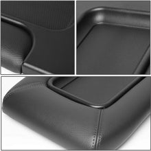 NuaDua Center Console Organizer Lid Kit for 99-07 Silverado, Avalanche, Suburban, Sierra, Yukon, Escalade - Replaces OEM 19127364 Armrest Latch Cover Accessories - Dark Grey