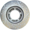 StopTech 227.44108R Select Sport Drilled and Slotted Brake Rotor; Front Right