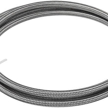WHWEI 2m AN3 Braided Stainless Steel 3AN AN3 an-3 Brake Hose PTEF Hydraulic Brake Fuel Line Hose