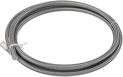 WHWEI 2m AN3 Braided Stainless Steel 3AN AN3 an-3 Brake Hose PTEF Hydraulic Brake Fuel Line Hose