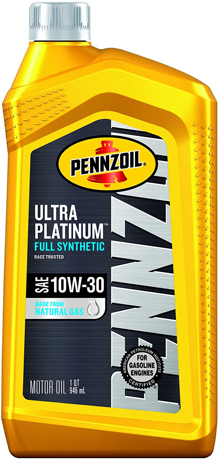 Pennzoil Ultra Platinum Full Synthetic 10W-30 Motor Oil (1-Quart, Case of 6)