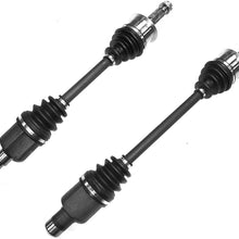 DTA DT1238123821 Front Driver and Passenger Side Premium CV Axles (New Drive Axle Assemblies - 2 pcs (Pair)) Compatible with 2008-2009 SX4 FWD and Automatic Only
