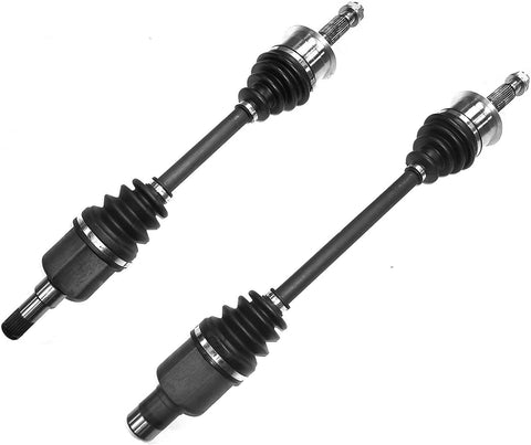 DTA DT1238123821 Front Driver and Passenger Side Premium CV Axles (New Drive Axle Assemblies - 2 pcs (Pair)) Compatible with 2008-2009 SX4 FWD and Automatic Only