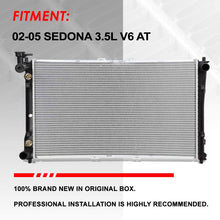 Replacement for Sedona 3.5L V6 AT OE Style All Aluminum Core 2442 Replacement Cooling Radiator