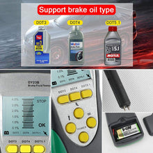 HZGrille Car Brake Fluid Tester Accurate Test Automotive Brake Fluid Water Content Check Universal Oil Quality DOT 3/4/5.1