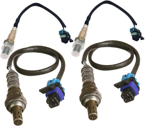 2 Pairs Oxygen Sensor for 2013 2014 2015 Chevrolet Camaro 234-4441 234-4566