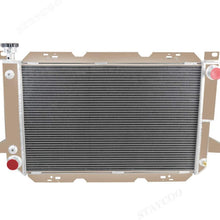 CoolingSky 4 Row Full Aluminum Radiator for 1985-1997 Ford F-150 F-250 F-350 Truck 5.0 5.8 7.5丨Bronco V8