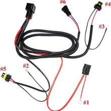 Xotic Tech 1 Set H1 H3 H7 H11 9005 9006 HB4 Xenon Lights Conversion Kit Relay Wire Harness Adapter Wiring
