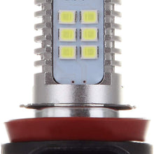 SCITOO White H11 LED Bulbs 30SMD LED Light with Projector for Fog Light Plug and Play Style,4Pcs