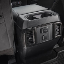 Voodonala Carbon Fiber Grain Rear Air Condition Outlet Vent Trim for Ford F150 2016 2017