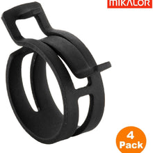 Mikalor 4 x 32mm W1 Heavy Duty Spring Band Clip Radiator Pipe Air Oil Fuel DIN 3021