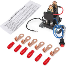 Ehdis 24V 200 AMP Battery Isolator and Relay 4 Terminal Dual Battery Auto Increase Battery DC 12V-24V Suit for All Type of Cars, Track, Van, Vehicle