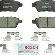 Bosch BC1161 QuietCast Premium Ceramic Disc Brake Pad Set For: Ford Fusion; Lincoln MKZ, Zephyr; Mazda 6; Mercury Milan, Rear