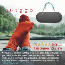 PURGGO Car Air Freshener - Lasts 365+ Days - No Chemicals - 100% Activated Bamboo Charcoal - Fragrance-Free Deodorizer, Auto Odor Eliminator - Absorb Smoke Smell [2Pk]