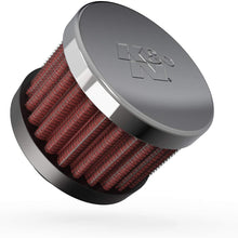 K&N Vent Air Filter/ Breather: High Performance, Premium, Washable, Replacement Engine Filter: Flange Diameter: 0.625 In, Filter Height: 1.5 In, Flange Length: 0.4375 In, Shape: Breather, 62-1340