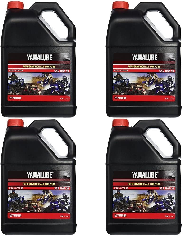 Yamalube All Purpose 4 Four Stroke Oil 10w-40 1 Gallon (4 Gallons)