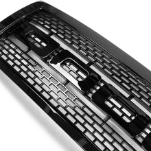 Grille Compatible With 2009-2014 Ford F150, Raptor Style Front Bumper Grille Hood Mesh With Shell Chrome ABS by IKON MOTORSPORTS, 2010 2011 2012 2013
