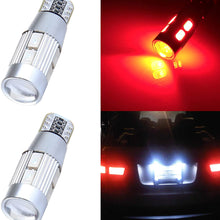 cciyu T10 LED Bulbs Bright Error Free 912 921 906 10SMD LED Bulbs LED Backup Reverse Light Bulb Parking Lights License Plate Lights,2Pack