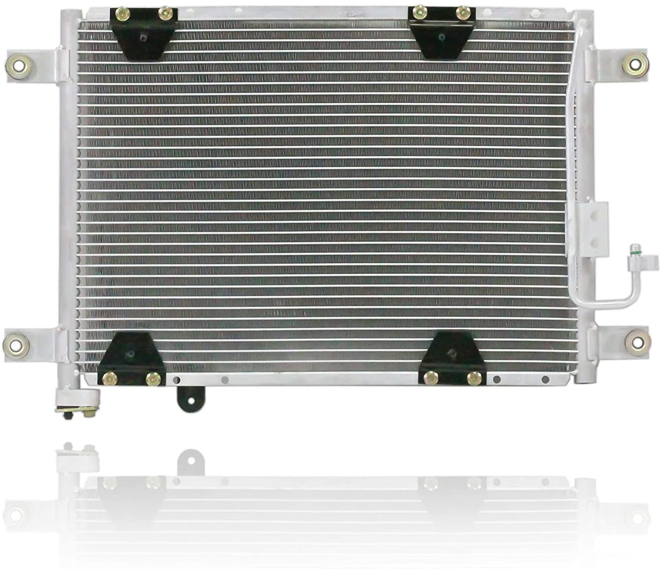 A-C Condenser - PACIFIC BEST INC. For/Fit 3378 99-00 Suzuki Grand Vitara Without Sub Tank Dryer