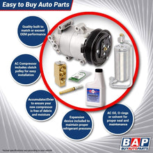 AC Compressor & A/C Kit For Volkswagen VW Passat & CC - Includes Drier Filter, Expansion Valve, PAG Oil & O-Rings - BuyAutoParts 60-80382RK New