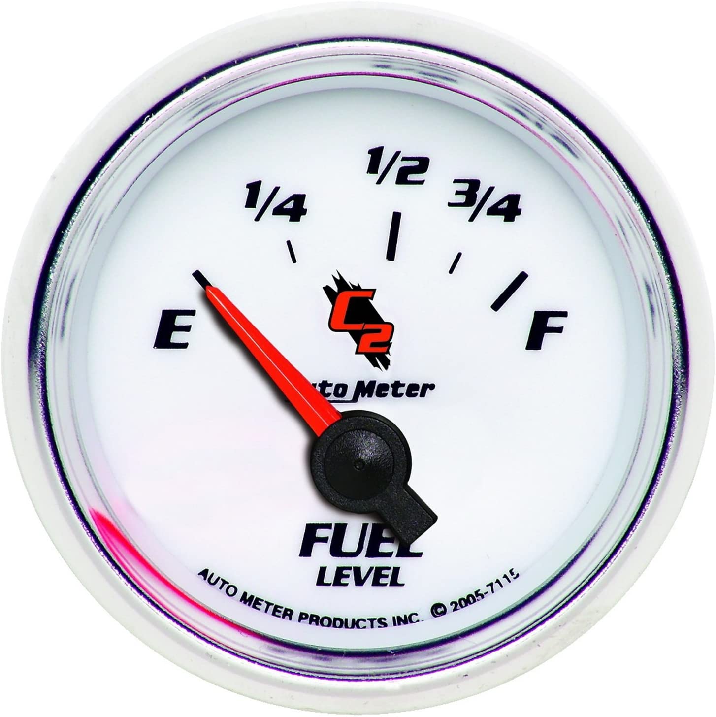 Auto Meter 7115 C2 Short Sweep Electric Fuel Pressure Gauge