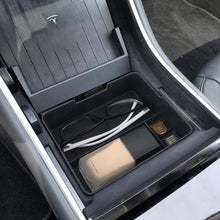 BASENOR Tesla Model 3 Model Y Center Console Organizer Tray Accessoies with Coin and Sunglass Holder for Tesla Model 3 Tesla Model Y