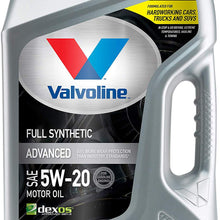 Valvoline Advanced Full Synthetic SAE 5W-20 Motor Oil 5 QT