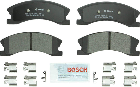 Bosch BP945 QuietCast Premium Semi-Metallic Disc Brake Pad Set For 1999-2004 Jeep Grand Cherokee; Front