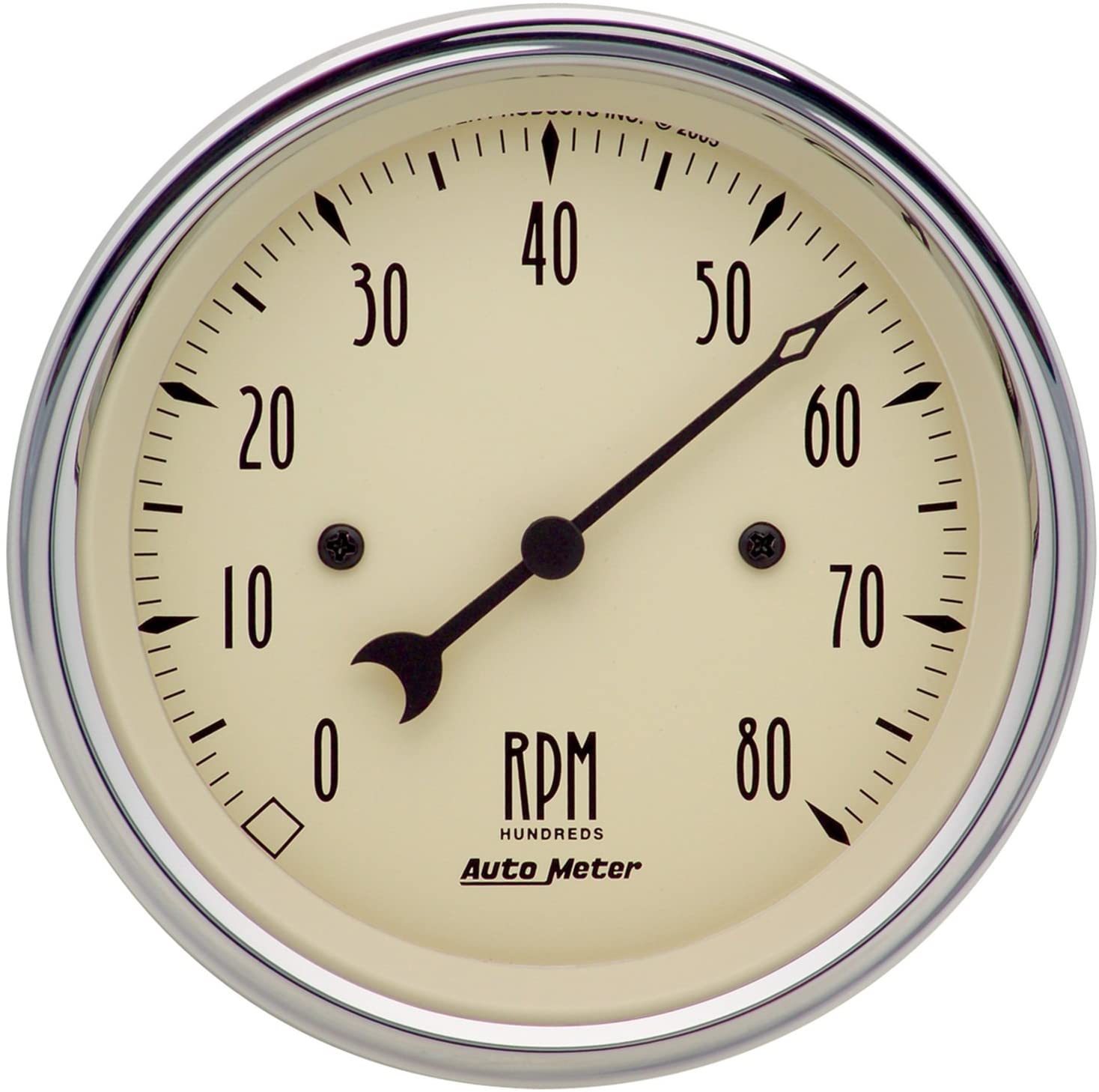 Auto Meter 1890 Antique Beige Electric Tachometer