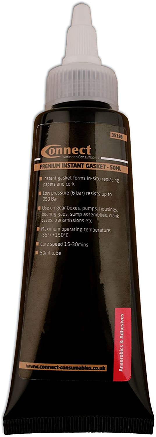 CONNECT - 35198 PREMIUM INSTANT GASKET ORANGE 50ML. PACK 1