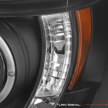 For Toyota Tacoma Pickup Black Bezel Dual Halo Ring Design Projector LED Replacement Headlights Lamps