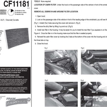 FRAM Fresh Breeze Cabin Air Filter Replacement for Car Passenger Compartment w/Arm and Hammer Baking Soda, Easy Install, CF8644A for Select Volkswagen and Audi Vehicles , white