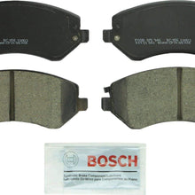 Bosch BC856 QuietCast Premium Ceramic Disc Brake Pad Set For Chrysler: 2003-2007 Town & Country, 2001-2003 Voyager; Dodge: 2001-2007 Caravan, 2001-2006 Grand Caravan; Front