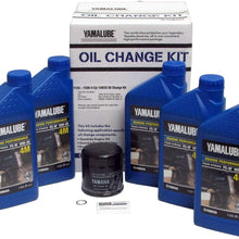 Yamahalube OEM LUB-MRNMR-KT-10 Yamaha Outboard F150 10W30 Oil Change KIT