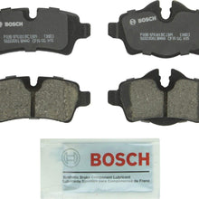 Bosch BC1309 QuietCast Premium Ceramic Disc Brake Pad Set For 2007-2015 Mini Cooper; Rear