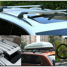 N/D Crossbars Roof Racks Aluminum Alloy Crossbars Top Roof Luggage Rack Rails Fit for BMW X3 G01 2018 2019 2020 Silver