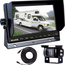 Backup Camera for Trucks, Two Installation Methods, No Interference, No Delay, 7" Wide Screen and Night Vision IP68 Waterproof Backup Camera for Box Truck, Bus, Caravan, Camper Van, Boat, Yacht