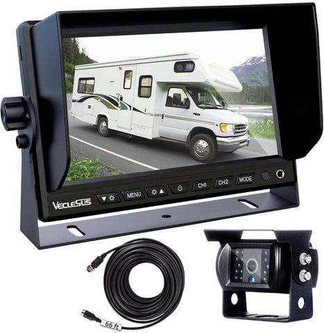 Backup Camera for Trucks, Two Installation Methods, No Interference, No Delay, 7